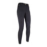 Pantalon d'équitation HKM LG Basic en silicone avec genouillère