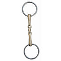 HKM Trense &amp; Raute mit losem Ring und Argentan 18 mm