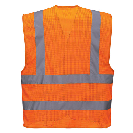 Portwest Contrast Hi-Vis Vest #collour_orange