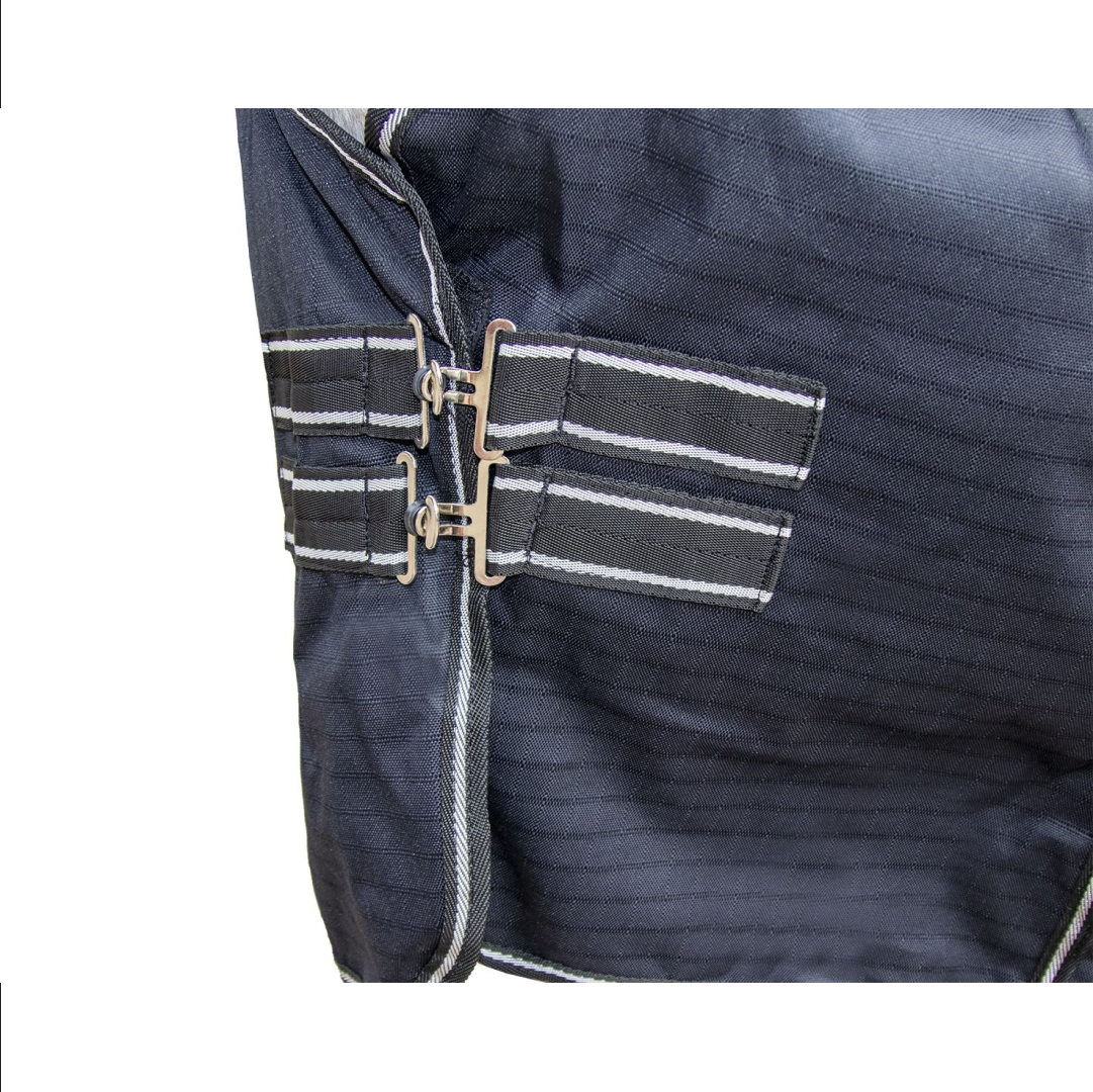 HKM Innsbruck Highneck Rug -1200D, 400g Filling #colour_black