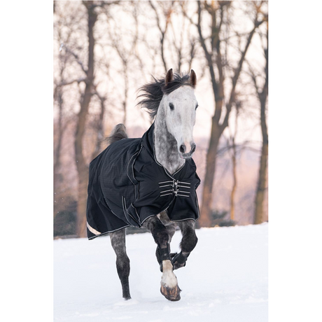 HKM Innsbruck Highneck Rug -1200D, 400g Filling #colour_black