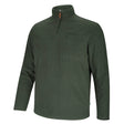 Hoggs of Fife Islander Men's Micro-Fleece Sweater #colour_dark-green