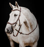 Horseware Ireland Micklem 2 Deluxe Competition Bridle With Reins #colour_dark-havana