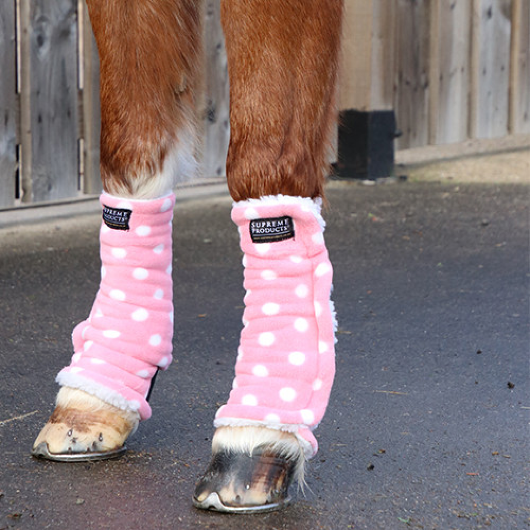Supreme Products Dotty Fleece Boots #colour_pretty-pink