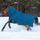 Horseware Ireland Rhino Plus Turnout Lite 100g #colour_navy-grey-aqua