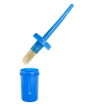 Mackey Hoof Brush And Bottle #colour_azure-blue