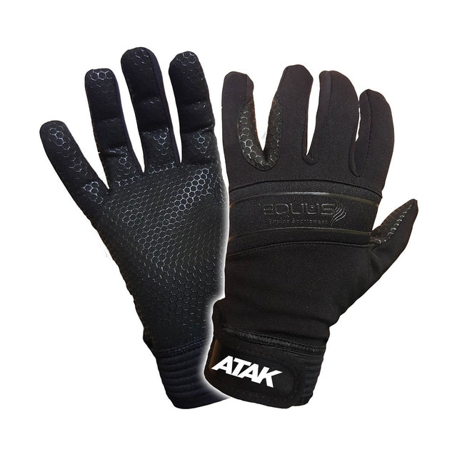 Atak Equus Equestrian Adult Gloves #colour_black