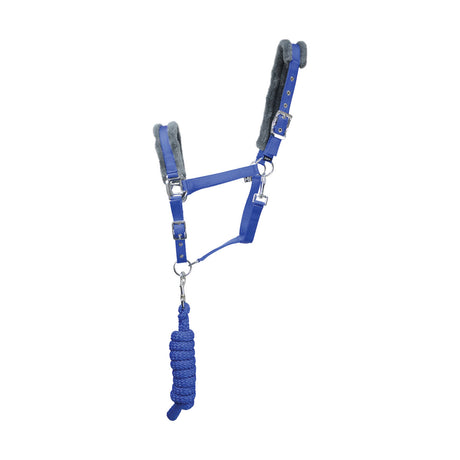 Hy Sport Active Head Collar & Lead Rope #colour_regal-blue