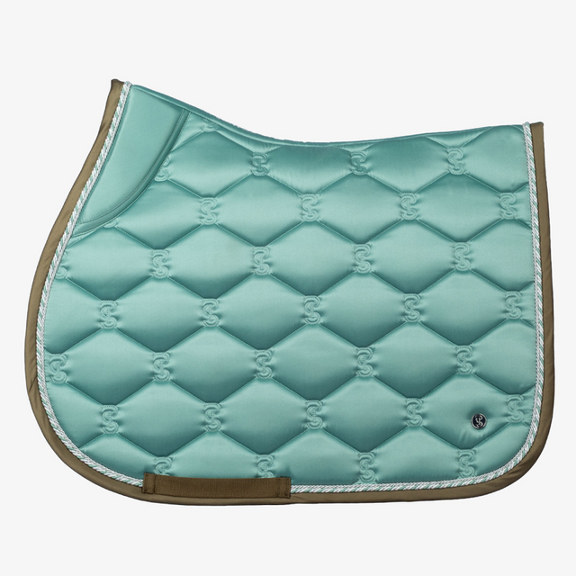 PS of Sweden Celadon Signature Jump Saddle Pad #colour_celadon