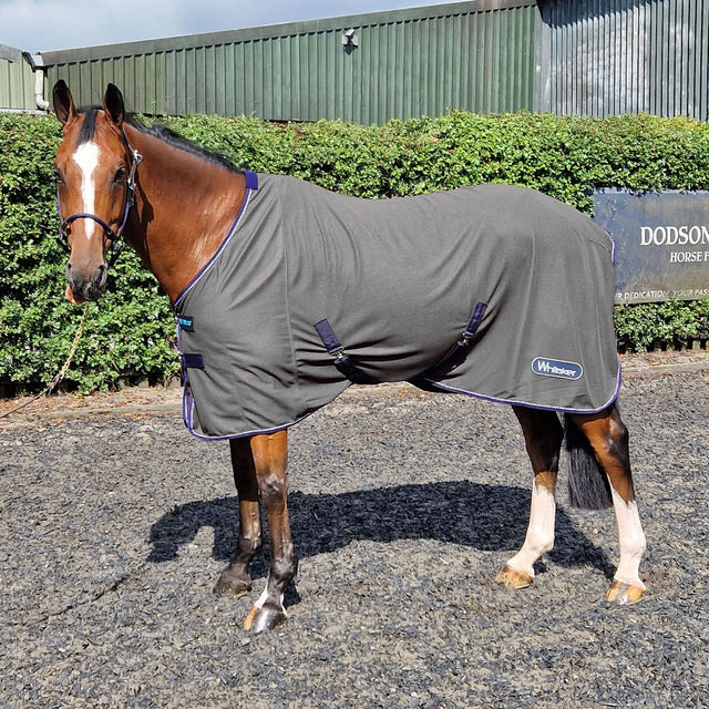Whitaker Clough Knitted Cooler Rug #colour_grey