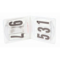 Roma Deluxe Oval 3 Number Holder Pair