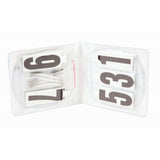 Roma Deluxe Oval 3 Number Holder Pair