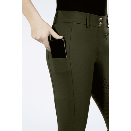 HKM Lea Riding Breeches #colour_deep-green