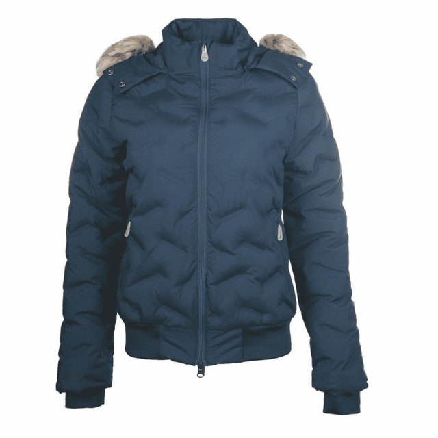 HKM Laserquilt Style Riding Blouson #colour_deep-blue