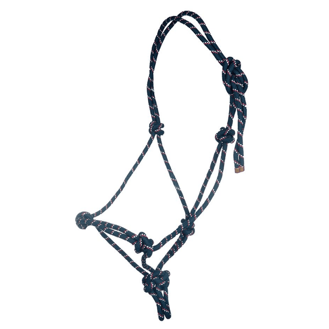 HKM Trust Rope Halter Set #colour_deep-blue