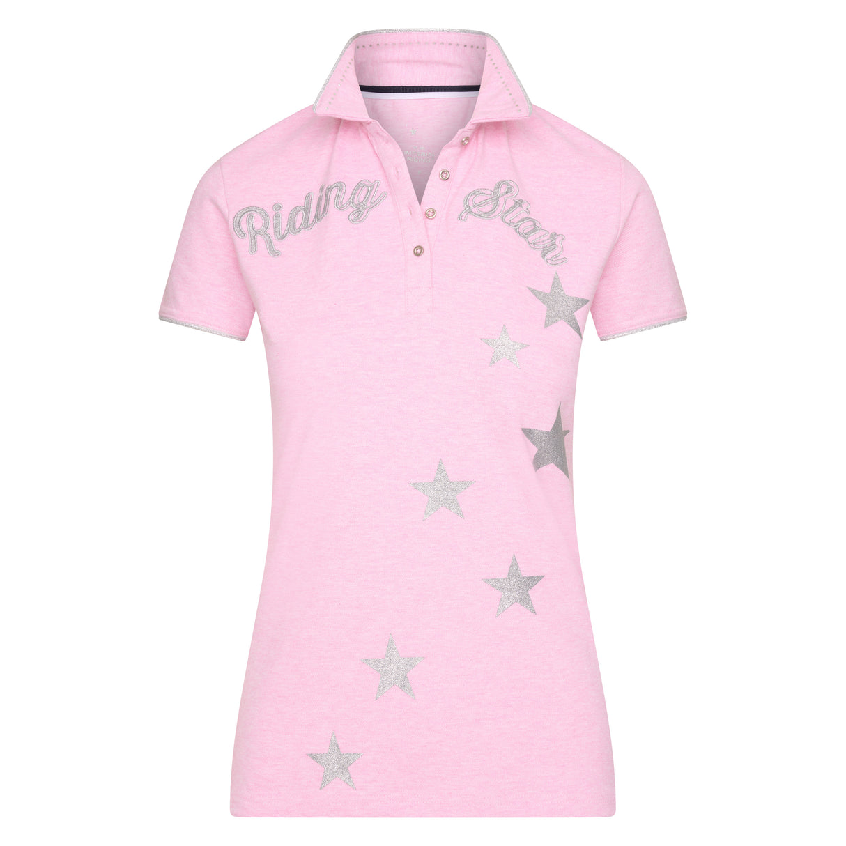 Imperial Riding It's Time To Shine Polo Shirt #colour_powder-pink