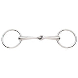 Korsteel Stainless Steel Solid Mouth Joined 16mm Loose Ring Snaffle Bit