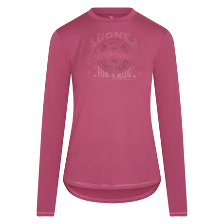 Imperial Riding Glamour Long Sleeve Top #colour_flower-pink