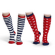 Shires Childrens Fluffy Socks - Twin Pack #colour_navy