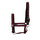 GS Equestrian Padded Head Collar #colour_navy-red-navy