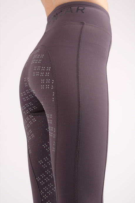 Montar Selena Full Grip Junior Riding Tights #colour_grey